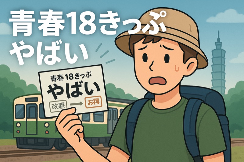 青春18きっぷがやばい