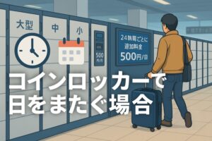 コインロッカーで日を跨ぐとき