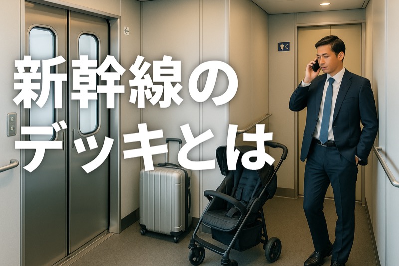 新幹線のデッキとは