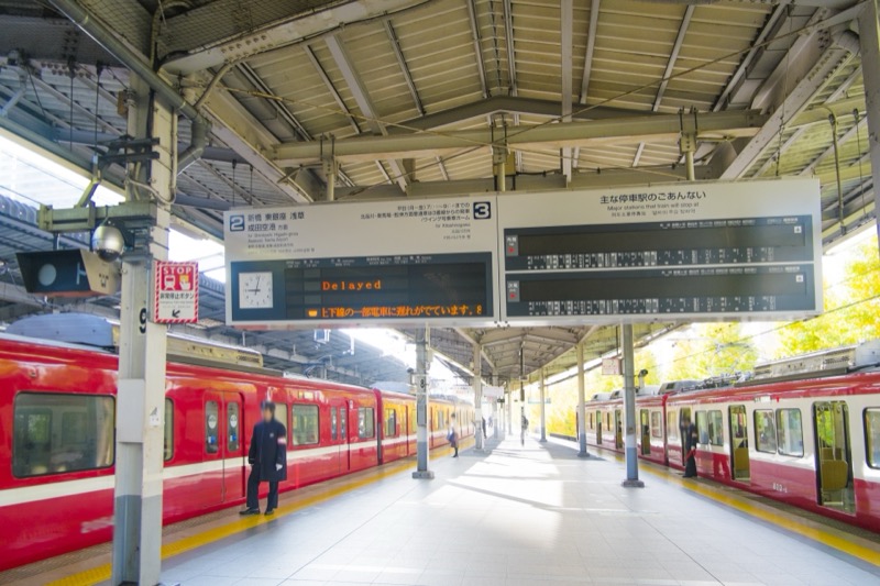 品川駅のホーム