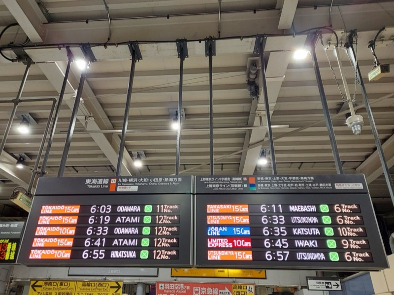 品川駅のホーム