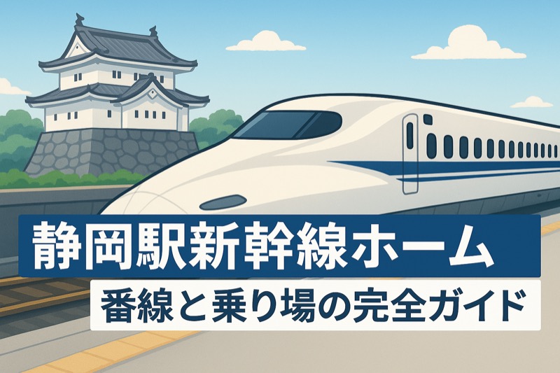 静岡駅の新幹線ホーム