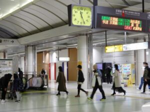 有楽町駅から京葉線へ