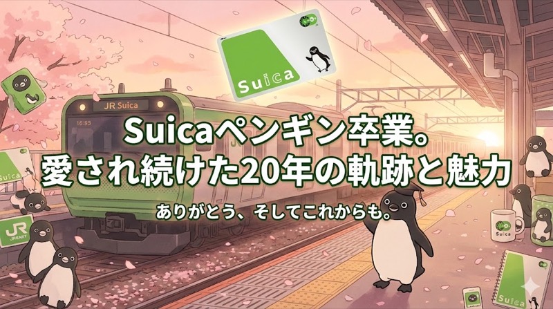 Suicaペンギン卒業