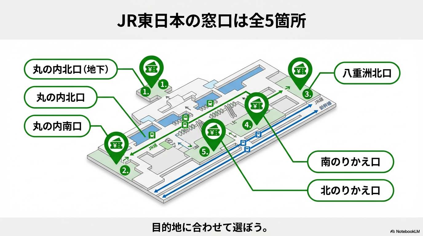 東京駅のみどりの窓口