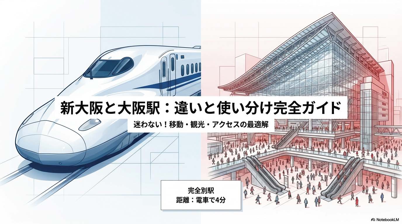 大阪駅と新大阪駅の違い
