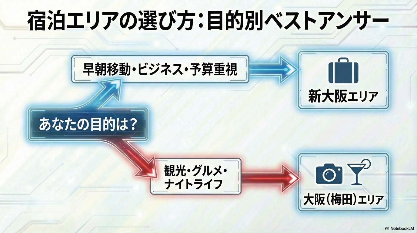 大阪駅周辺のホテルの選び方