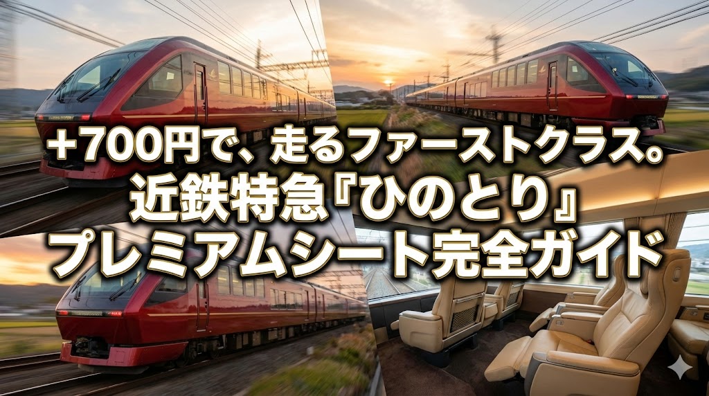近鉄ひのとりのプレミアムシート