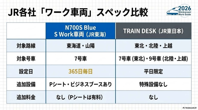 新幹線のワークスペース完全ガイド