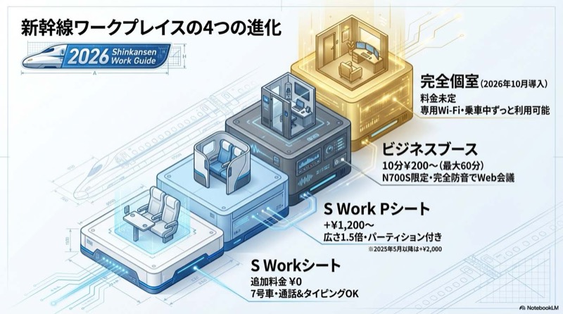 新幹線のワークスペース完全ガイド