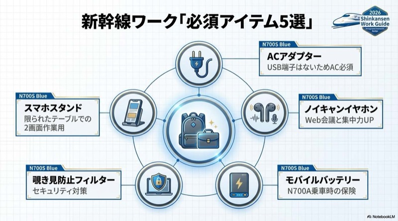 新幹線必須アイテム