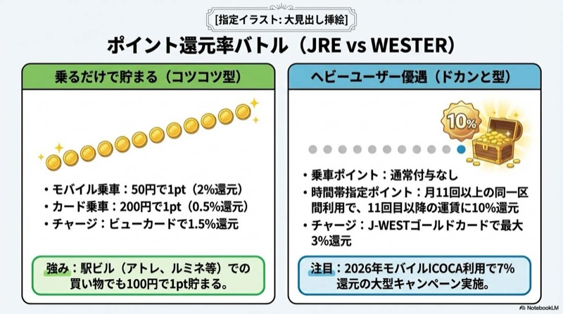 ICOCAとSuicaの違い