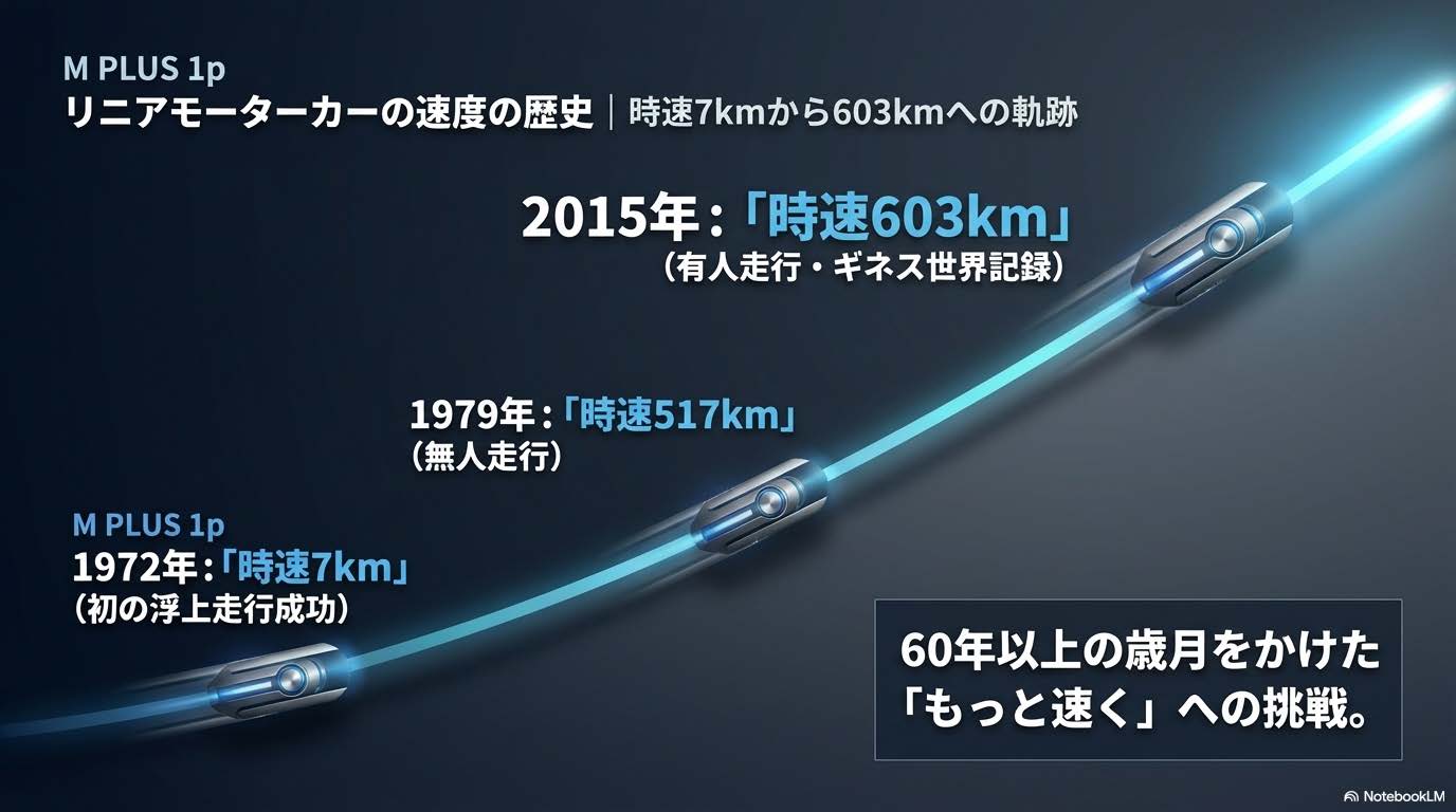 リニアモーターカーの歴史