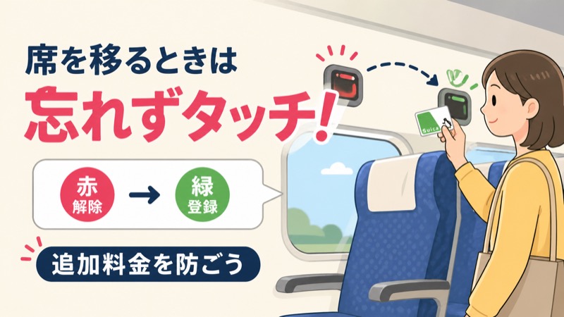 グリーン車の席移動