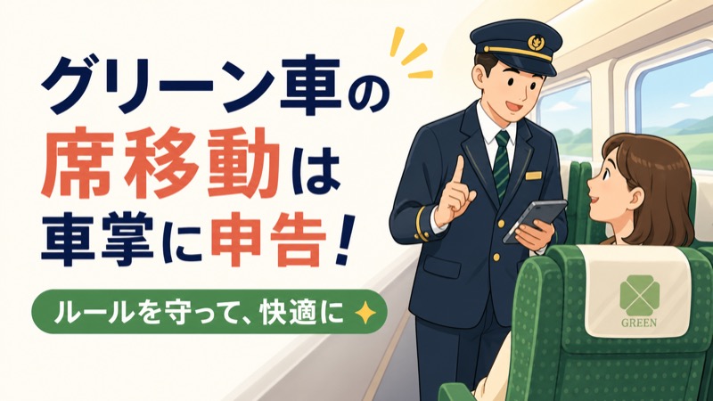 グリーン車の席移動