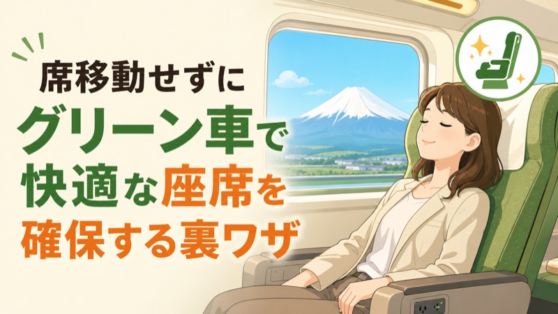 グリーン車の席移動
