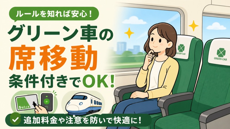 グリーン車の席移動