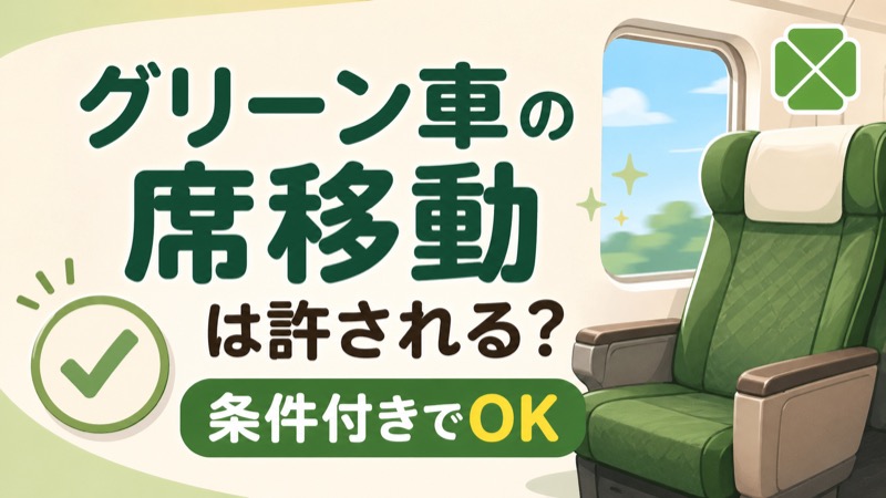 グリーン車の席移動